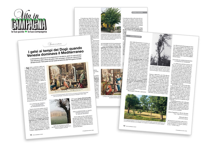 Le pagine dell'articolo su Vita in Campagna, n. 7-8/2021